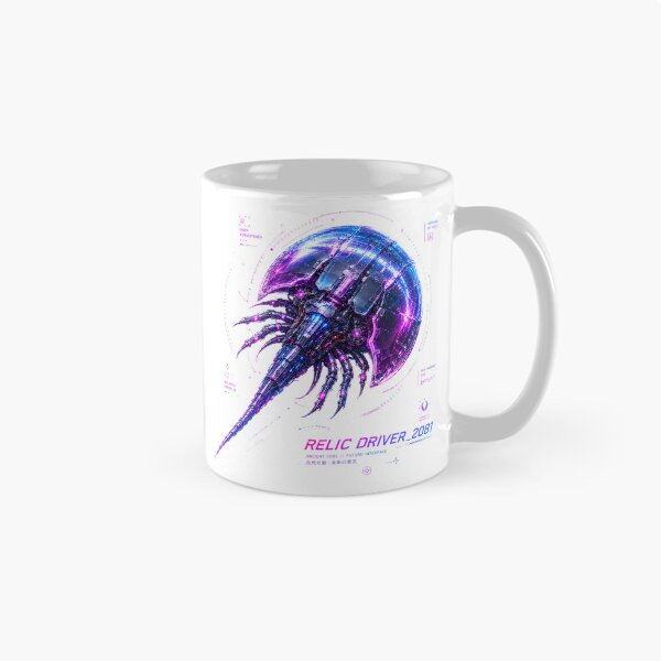 Item preview, Relic Driver 2081 Cyber Horseshoe Crab – Ancient Code Future Interface Design designed and sold by FusiTink.