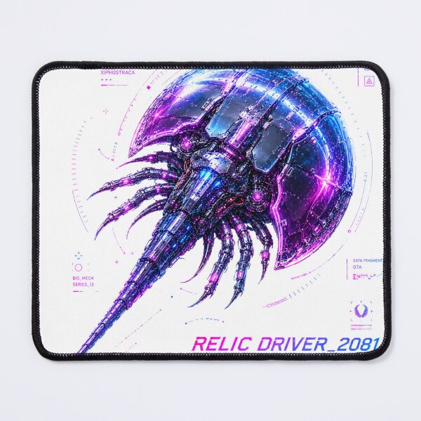 Item preview, Relic Driver 2081 Cyber Horseshoe Crab – Ancient Code Future Interface Design designed and sold by FusiTink.