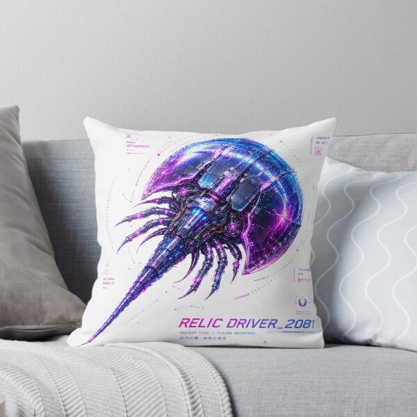 Item preview, Relic Driver 2081 Cyber Horseshoe Crab – Ancient Code Future Interface Design designed and sold by FusiTink.