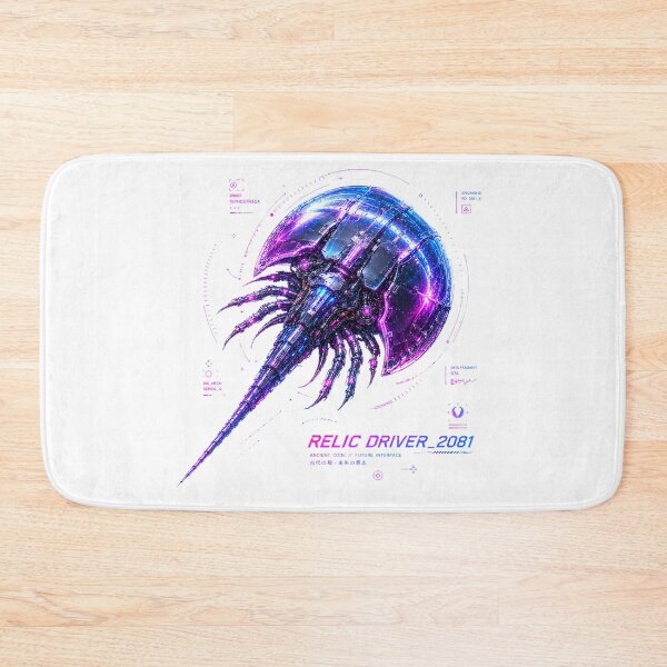 Item preview, Relic Driver 2081 Cyber Horseshoe Crab – Ancient Code Future Interface Design designed and sold by FusiTink.