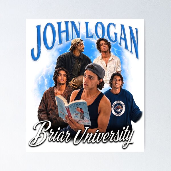 Item preview, John Logan Briar University , Hockey Romance Bookish, Off Campus Inspired Graphic, Elle Kennedy Reader Gift designed and sold by StickyWycky.