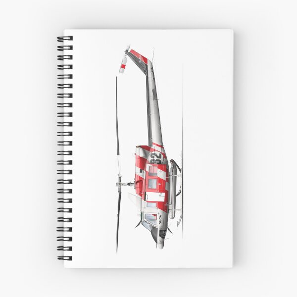 Item preview, BELL 212 VH-NSJ NSCA designed and sold by Grubby Fingers Aircraft Illustration.