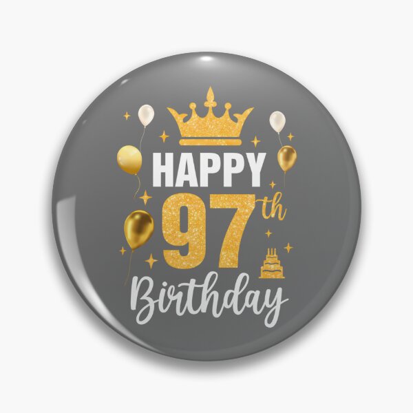Item preview, Mens Happy 97Th Birthday Idea for 97 Years Old Man and Woman Performance designed and sold by KristineLi.