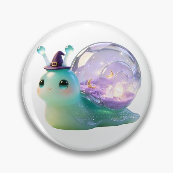 Item preview, Emerald Snail - Magic Wizard Witchy Crystal Shell designed and sold by ABYSSLAB.