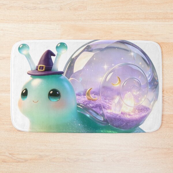 Item preview, Emerald Snail - Magic Wizard Witchy Crystal Shell designed and sold by ABYSSLAB.