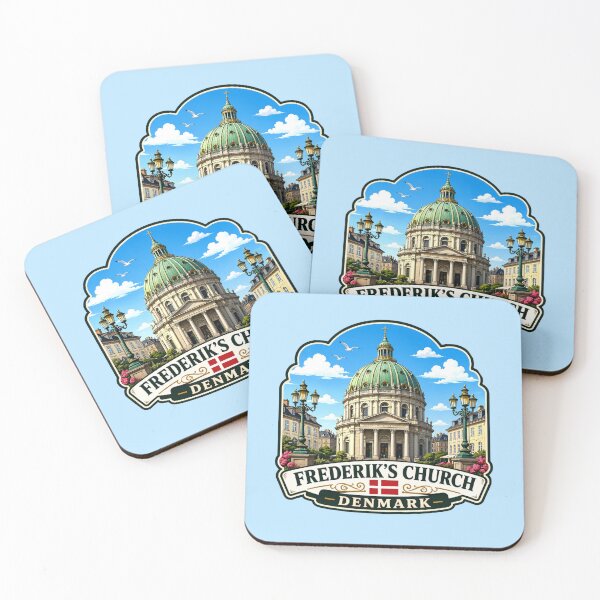 Item preview, Frederik's Church, Copenhagen, Denmark designed and sold by Myra365Art.