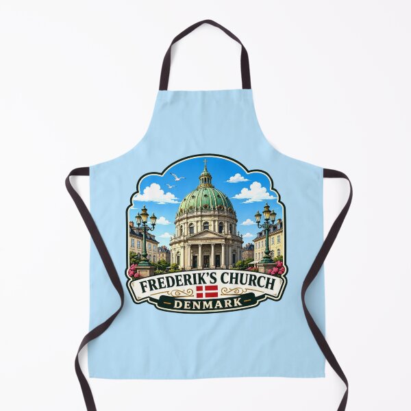 Item preview, Frederik's Church, Copenhagen, Denmark designed and sold by Myra365Art.