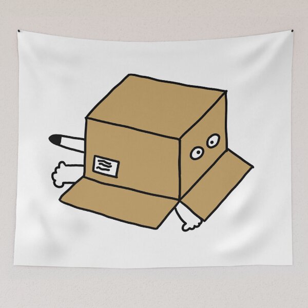 Item preview, a Cat in the box designed and sold by superbaechoo.