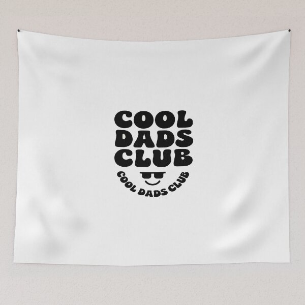 Item preview, Cool Dads Club Retro Typography • Fun Fatherhood Design with Sunglasses Smiley • Dad Gift Graphic designed and sold by Bright Nest Studio.