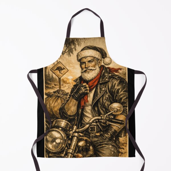 Item preview, Gay Leather Christmas In July Australia Santa’s Outback Rest Stop Daddy designed and sold by ItsAKinkThing.