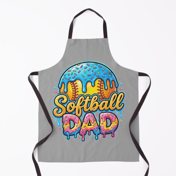 Item preview, Retro Ice Cream Drip Softball Dad Game Day Dad Father's Day designed and sold by GreggRoss.