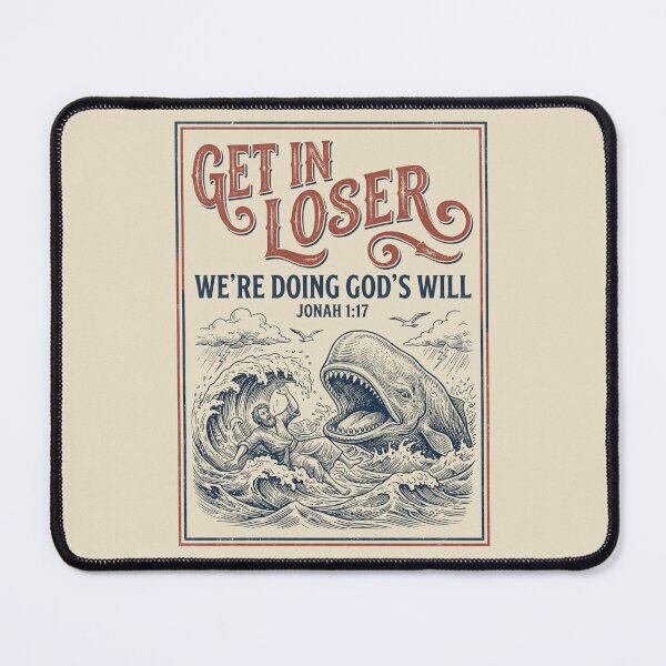 Item preview, Get In Loser We're Doing God's Will Funny Christian Bible designed and sold by dudelinart.