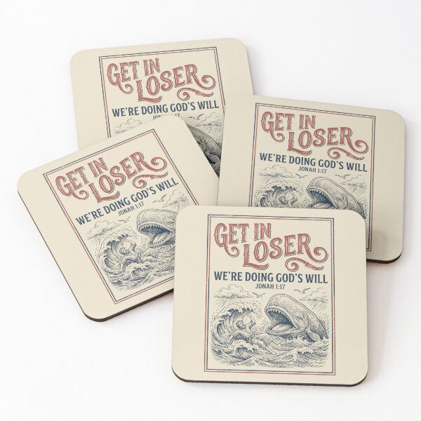 Item preview, Get In Loser We're Doing God's Will Funny Christian Bible designed and sold by dudelinart.