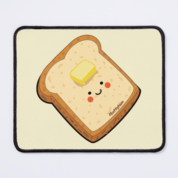 Item preview, Toasted bread slice cute designed and sold by fluffyfamcraft.