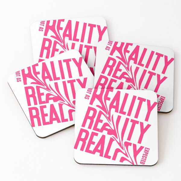 Aperçu de l'œuvre Conception typographique moderne Reality Check créée et vendue par Chromaluxe.