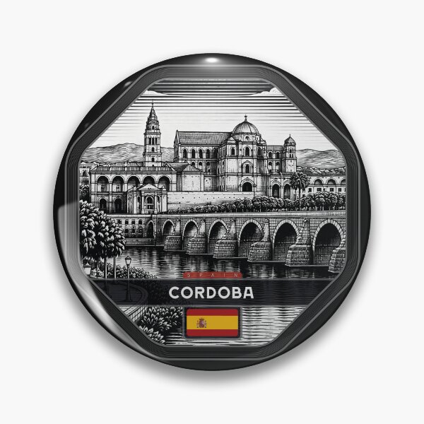 Item preview, Cordoba Spain Linocut Style  designed and sold by Thistle-TShop.