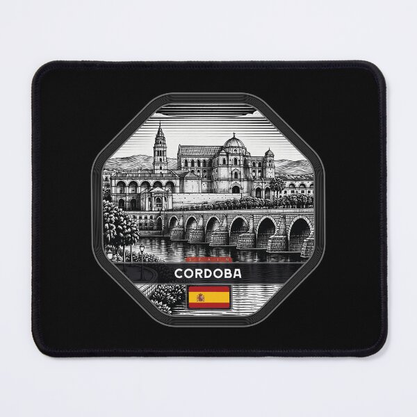 Item preview, Cordoba Spain Linocut Style designed and sold by Thistle-TShop.
