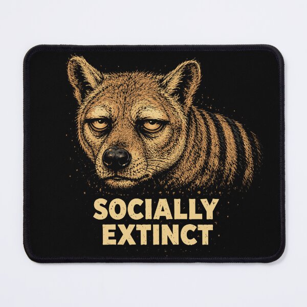 Item preview, Socially Extinct Tasmanian Tiger designed and sold by TheAsura.