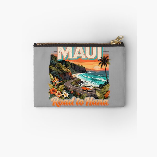 Item preview, Retro Maui Road to Hana Paradise Adventure Hiking Vacation designed and sold by GreggRoss.