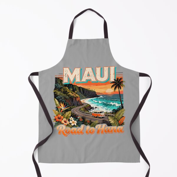 Item preview, Retro Maui Road to Hana Paradise Adventure Hiking Vacation designed and sold by GreggRoss.