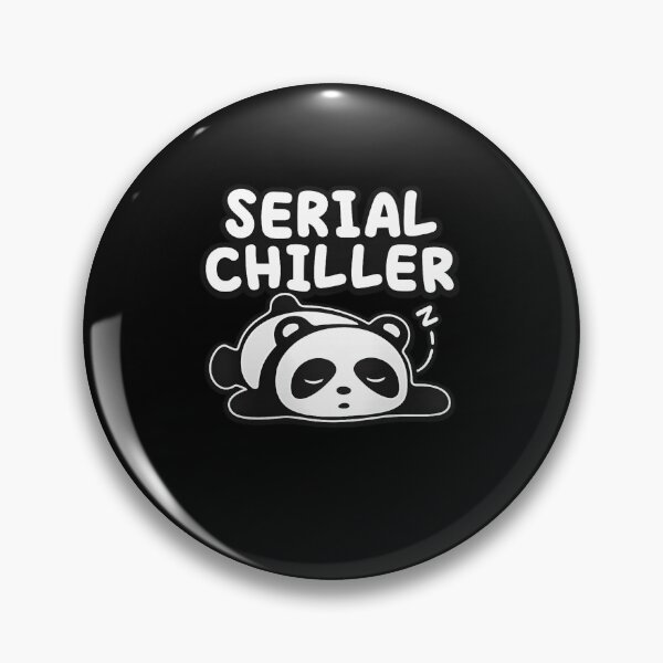 Item preview, Serial Chiller Panda Cute Lazy Humor Design designed and sold by Ekonolotie.