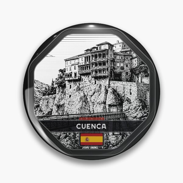 Item preview, Cuenca Spain Linocut Style  designed and sold by Thistle-TShop.