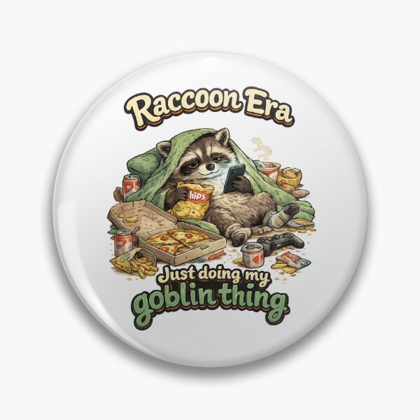 Item preview, Raccoon Era Goblin Mode Funny Lazy Raccoon designed and sold by Yellowriversss.