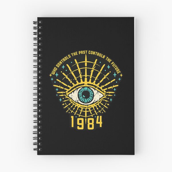 Item preview, 1984 Orwell Eye Dystopian Surveillance Warning Design designed and sold by Ekonolotie.