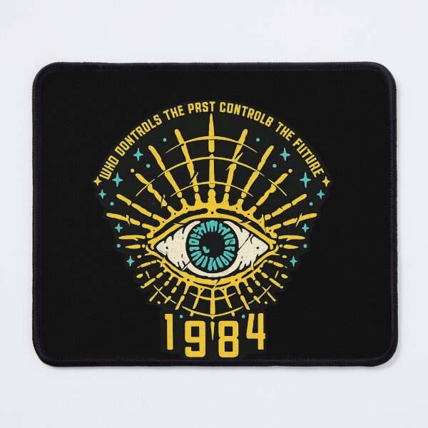 Item preview, 1984 Orwell Eye Dystopian Surveillance Warning Design designed and sold by Ekonolotie.