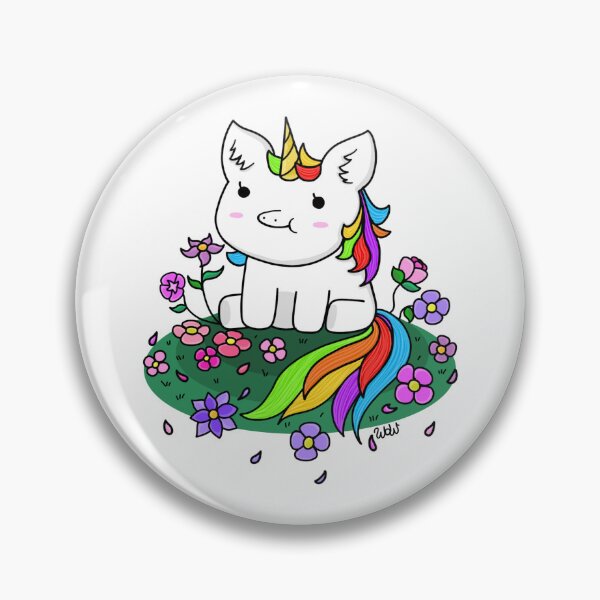 Item preview, Chibi Floral Unicorn designed and sold by WorksOfWhimsies.
