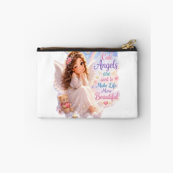 Item preview, Pretty angel under rainbow  designed and sold by Geek4Art.