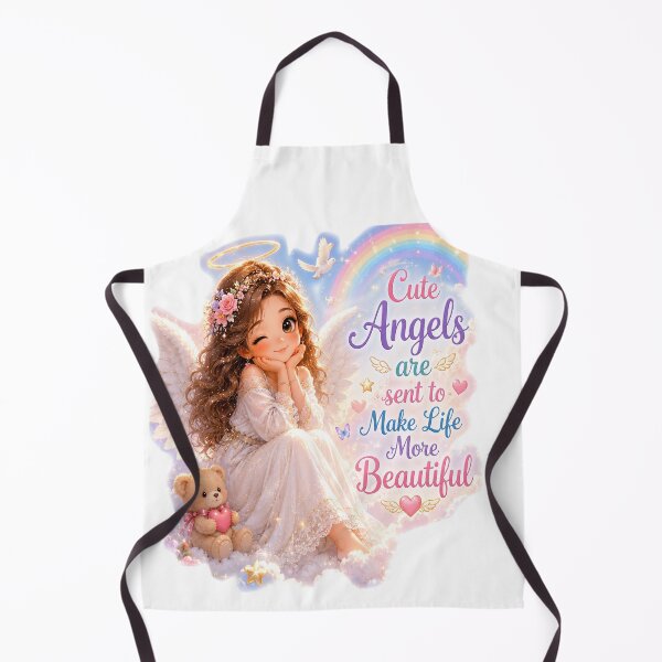 Item preview, Pretty angel under rainbow  designed and sold by Geek4Art.