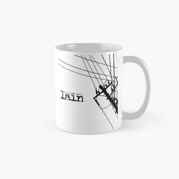 Item preview, Experimentos en serie Lain - Líneas eléctricas (impresión en negro) designed and sold by R-A Designs.