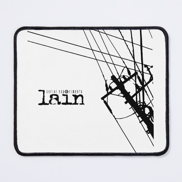 Item preview, Serial experiments Lain - Power Lines (black print) designed and sold by R-A Designs.