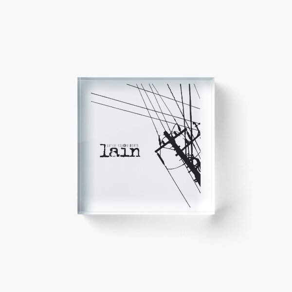 Item preview, Serial experiments Lain - Power Lines (black print) designed and sold by R-A Designs.