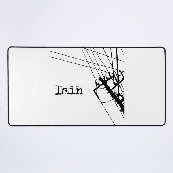 Item preview, Serial experiments Lain - Power Lines (black print) designed and sold by R-A Designs.