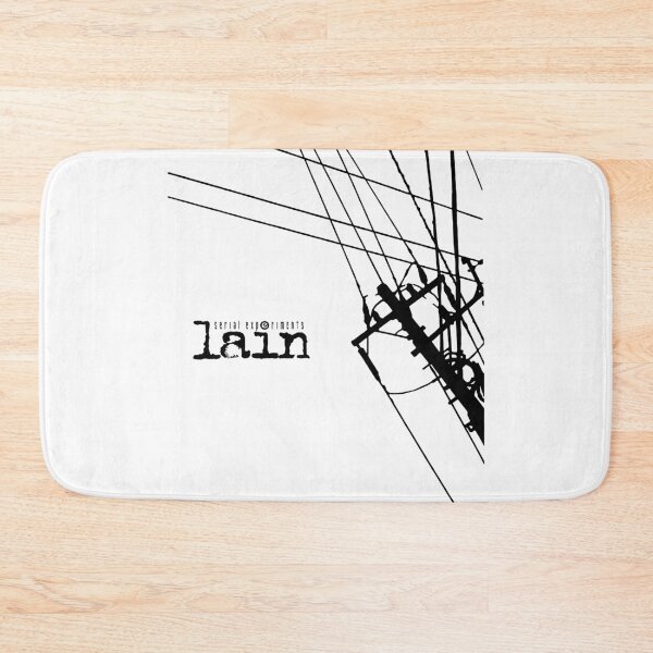 Item preview, Serial experiments Lain - Power Lines (black print) designed and sold by R-A Designs.