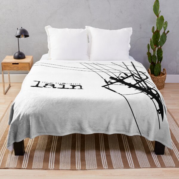 Item preview, Serial experiments Lain - Power Lines (black print) designed and sold by R-A Designs.