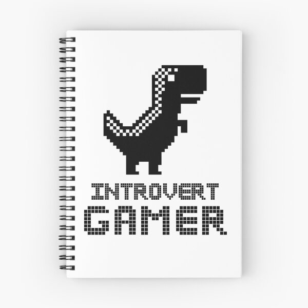 Item preview, Introvert Gamer Pixel Dino Gaming designed and sold by Chromaluxe.