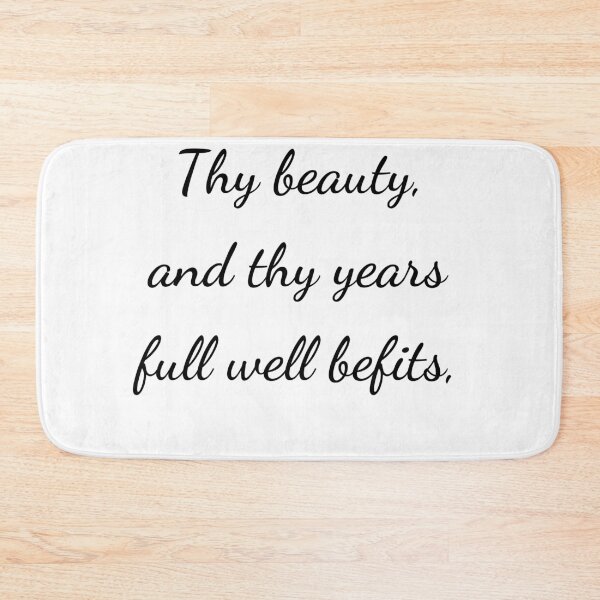 Artikelvorschau, „Deine Schönheit und dein Alter passen voll und ganz dazu“ – in schwarzer Handschrift entworfen und verkauft von ariksworld.