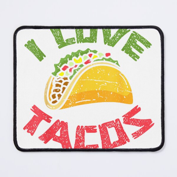 Item preview, I Love Tacos Mexican Fast Food Cinco De Mayo Taco T-Shirt designed and sold by Badriiiii.
