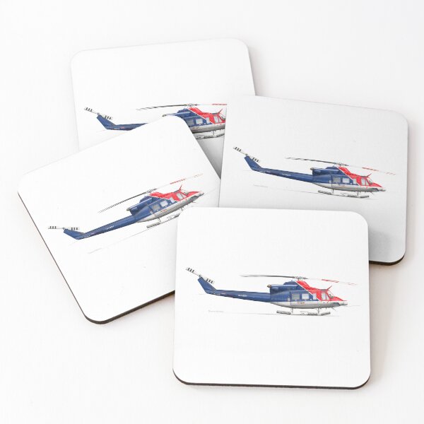 Item preview, BELL 412 VH-BZH CHC 2004 designed and sold by Grubby Fingers Aircraft Illustration.