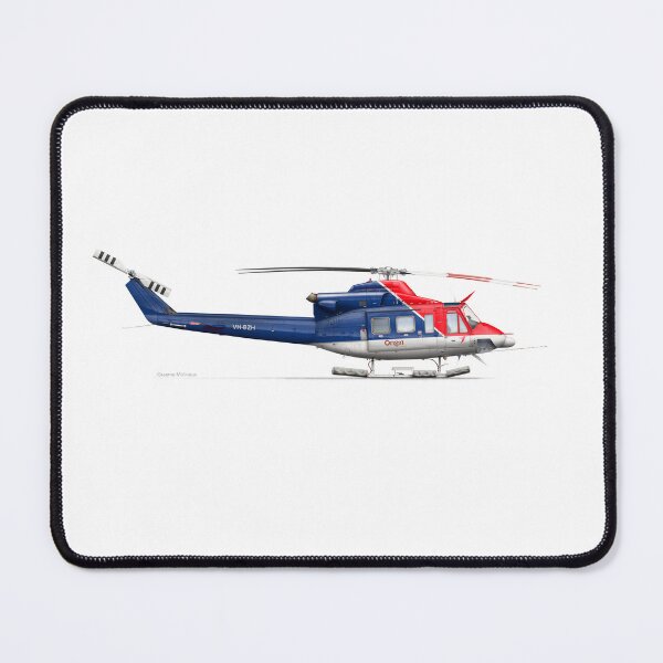 Item preview, BELL 412 VH-BZH CHC 2004 designed and sold by Grubby Fingers Aircraft Illustration.
