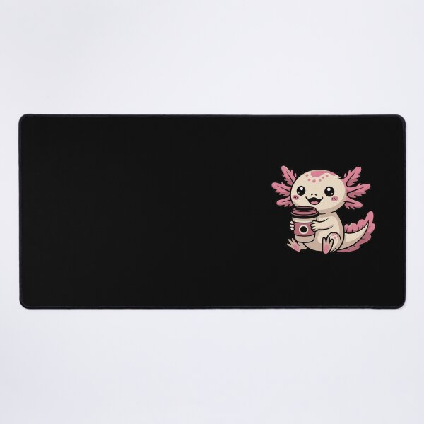 Item preview, Axolotl Holding Coffee Cup designed and sold by jkrphoto.