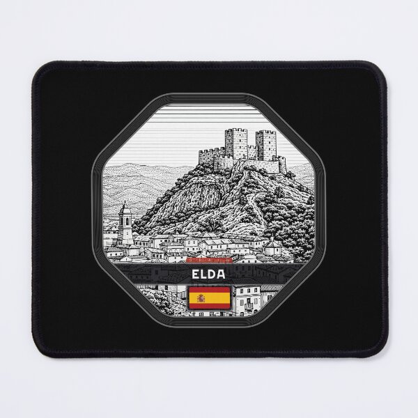 Item preview, Elda Spain Linocut Style designed and sold by Thistle-TShop.