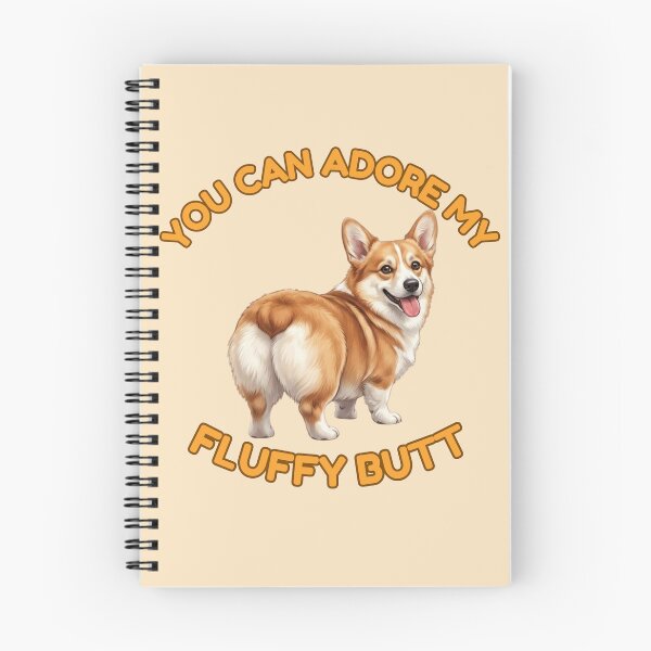 Item preview, You Can Adore My Fluffy Butt – Funny Golden Corgi Meme designed and sold by DailyStruggleCo.