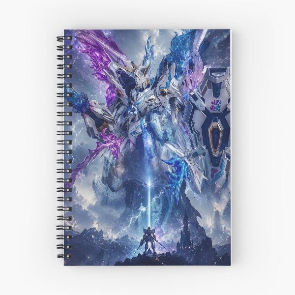 Item preview, Celestial Gundam Ascension – Epic Cosmic Mobile Suit Mecha Warrior Anime Sci-Fi Art designed and sold by Dyan4.