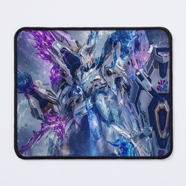 Item preview, Celestial Gundam Ascension – Epic Cosmic Mobile Suit Mecha Warrior Anime Sci-Fi Art designed and sold by Dyan4.