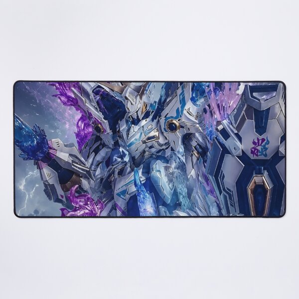 Item preview, Celestial Gundam Ascension – Epic Cosmic Mobile Suit Mecha Warrior Anime Sci-Fi Art designed and sold by Dyan4.