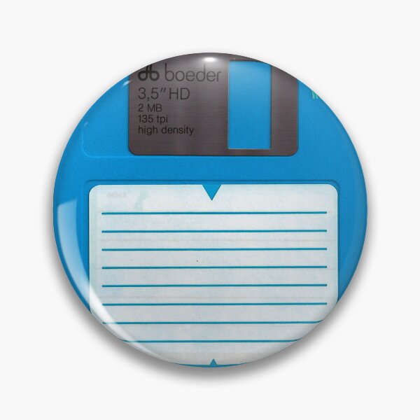 Item preview, 3.5" Floppy Disk blue designed and sold by deep-sea-birds.
